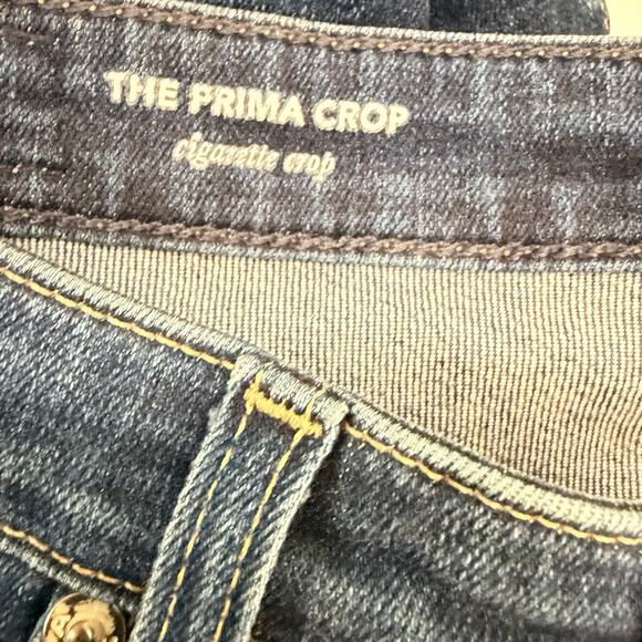 Adriano Goldschmied AG Denim The Prima Crop Jeans Cigarette Crop Mid Rise Sz 26R - Picture 10 of 11